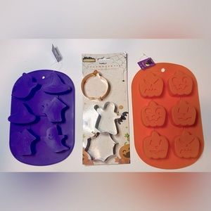Halloween Cookie Cutters and Cookie Silicone Molds New